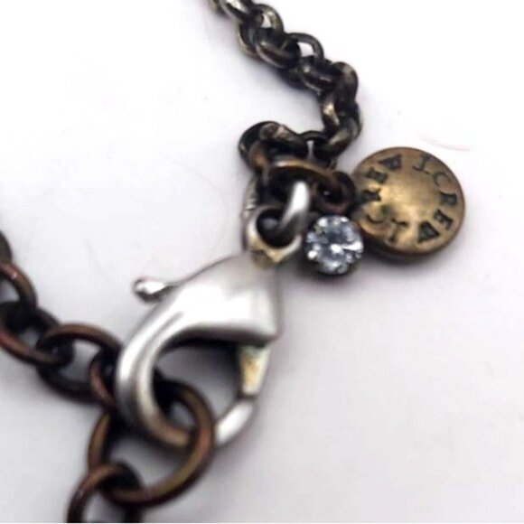 J. Crew Mint Green Faceted Bib Chunky Statement Necklace Adjustable 18"-21" - Picture 5 of 6